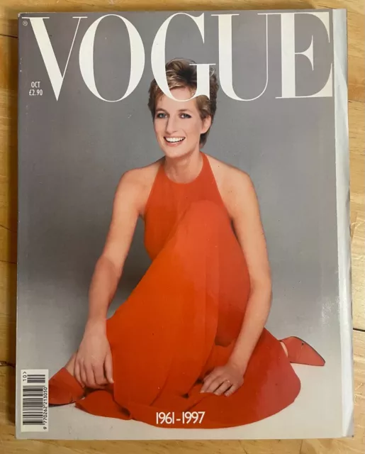 British Vogue magazine bundle 1997 (all 12 issues) inc Lady Diana tribute issue