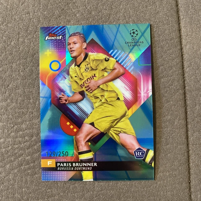 TOPPS UEFA UCC Finest 2023 2024 Borussia Dortmund Paris Brunner Rc /250