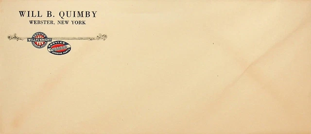 Willys Knight Overland Car Original, Will B. Quimby, Dealer Envelope - E11-B