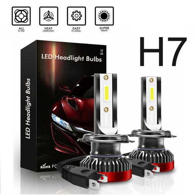 H7 LED Scheinwerfer Lampen Birnen Xenon Optik Look Lampen Weiß Halogen
