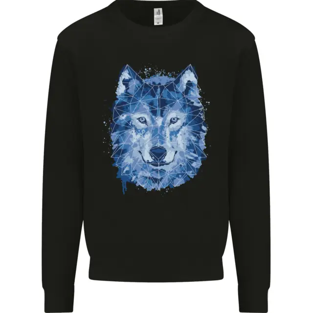 A Polygon Wolf Kids Sweatshirt Jumper