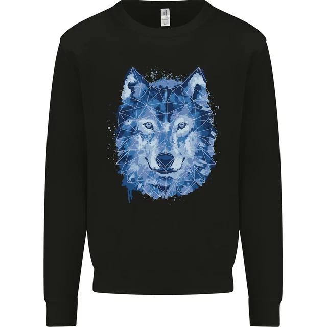 A Polygon Wolf Kids Sweatshirt Jumper