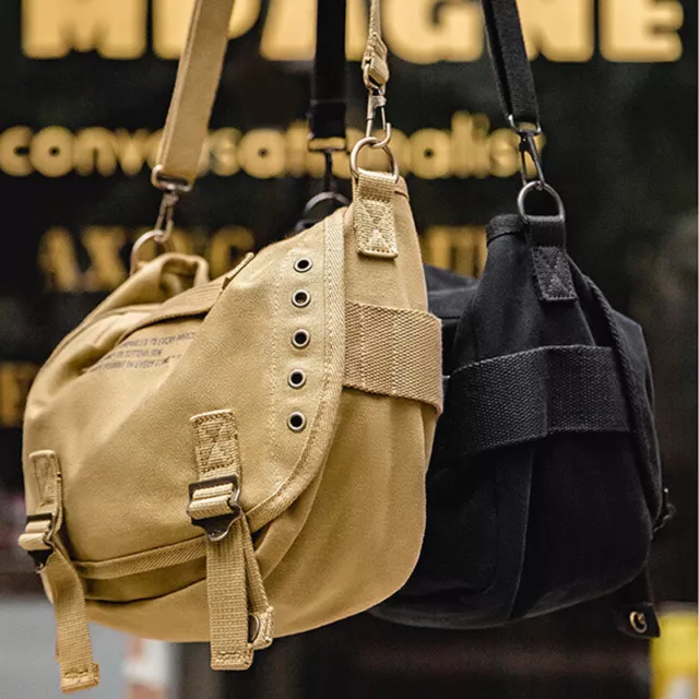 New Vintage Mens Crossbody Bags Shoulder Strap Handbags Messenger Bag Outddor