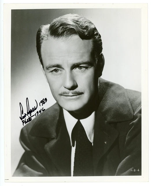 LEW AYRES signed photo ACTOR