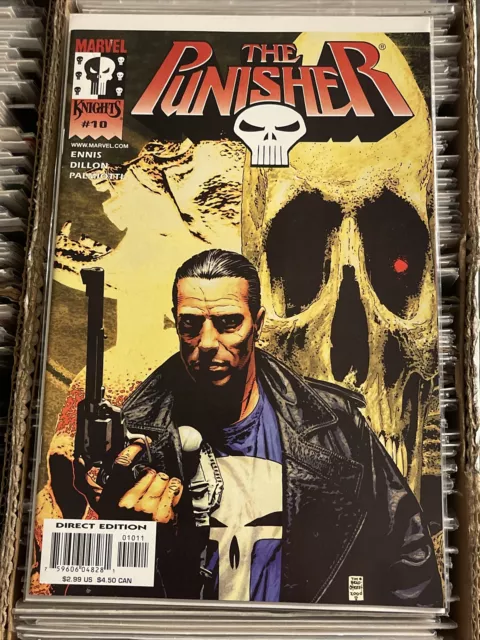 PUNISHER #10 TIM BRADSTREET COVER garth ennis steve dillon marvel knights 2001