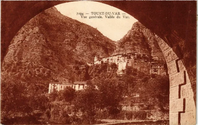 CPA Touet du Var- vue generale ,Vallee du Var FRANCE (1005213)
