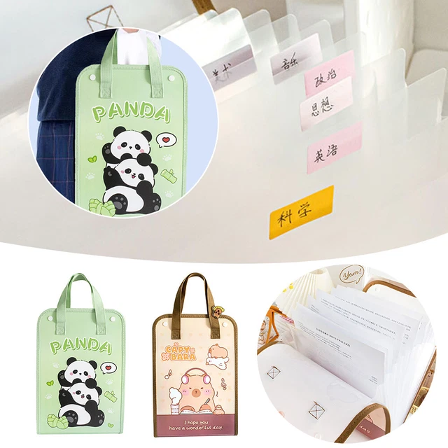 CLASSIFIED FILE FOLDER Capybara Portfolio Test Paper Storage Bag School ...