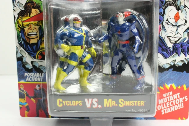 Marvel Comics X-Men Steel Die-Cast Mutants  Cyclops VS Mr Sinister NIP 2