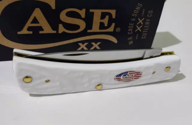 Case Xx Usa Flag Hunting Pocket Knife Sodbuster Sod Buster !!!