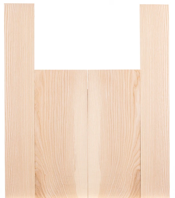 Barra de fresno Tonewood madera de arcilla guitarra clásica acústica backs & sites