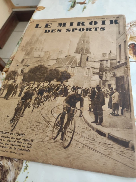 Le Miroir des sports 1936 - pièce de collection très rare