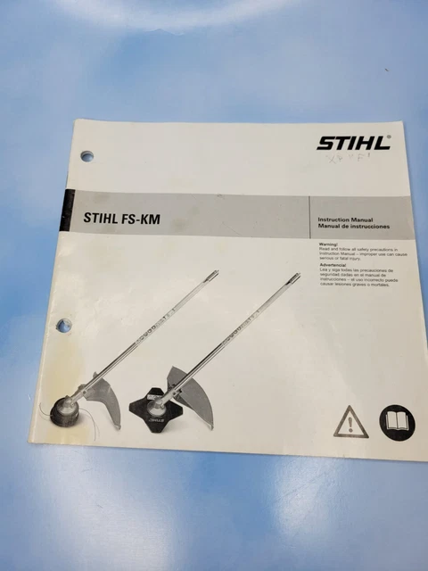 STIHL FS-KM WEEDEATER Brushcutter Instruction Manual English Spanish £4 ...