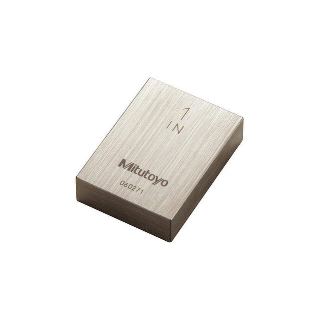 MITUTOYO 611135-531 Gage Block,7/64" L,3/8" H,Steel,ASME 0