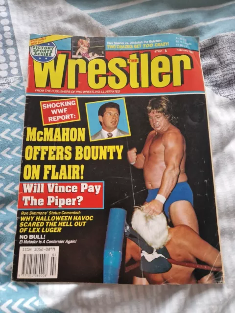 The Wrestler February 1992  Magazine WWF PWI WCW