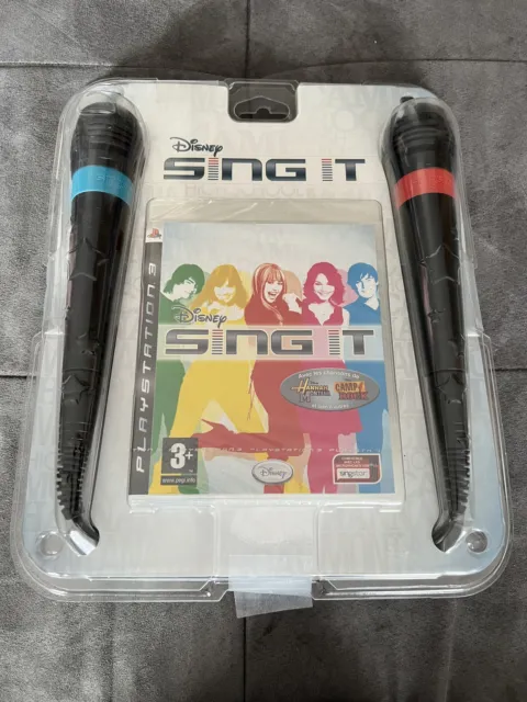 jeu pack playstation 3 ps3 disney sing it singstar + 2 micros