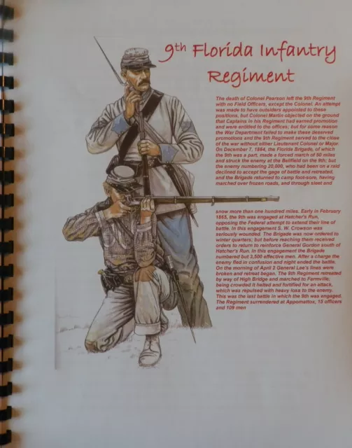 Civil War History of the 9th Florida Infantry Regiment