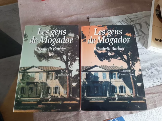 Les GENS DE MOGADOR 6 tomes en INTEGRALES 1 et 2 E. Barnier éditions Le Club