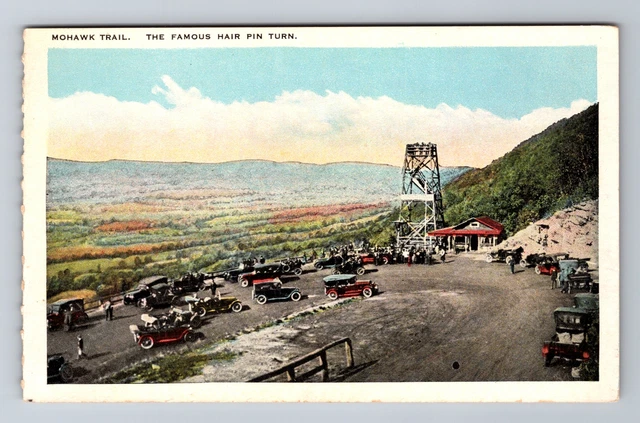 Charlemont FL-Florida, Aerial Mohawk Trail, Antique, Vintage Postcard
