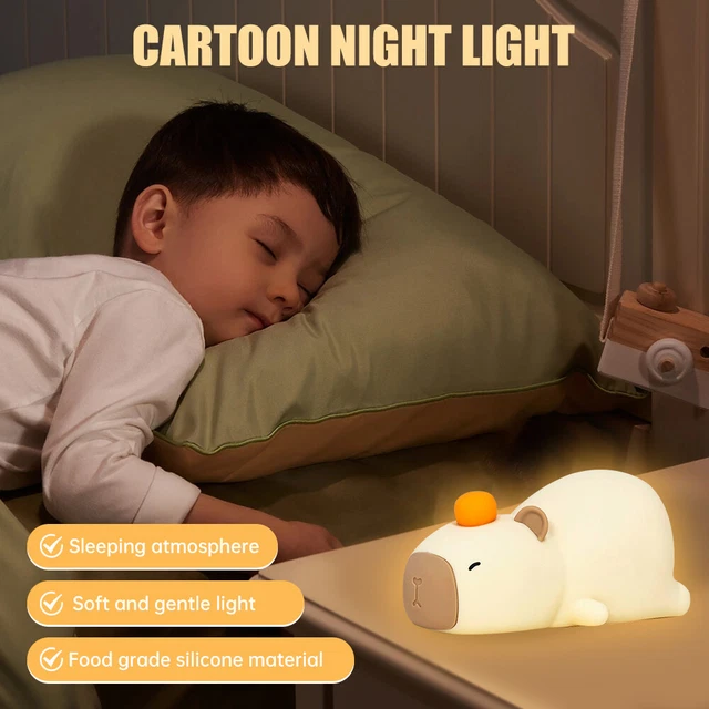 Bear Night Light S NMT Silicone Teddy For Kids Room, Rechargeable