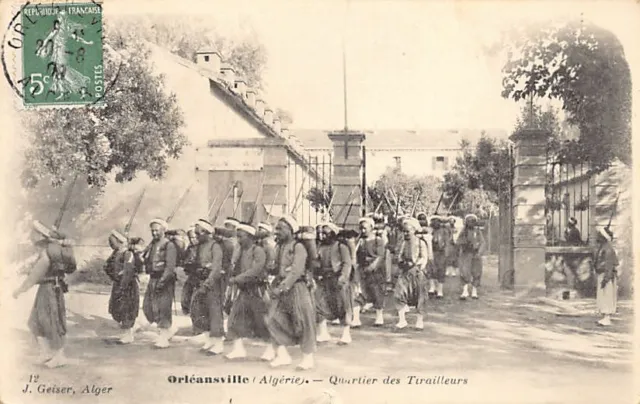 Algérie - CHLEF Orléansville - Quartier des Tirailleurs