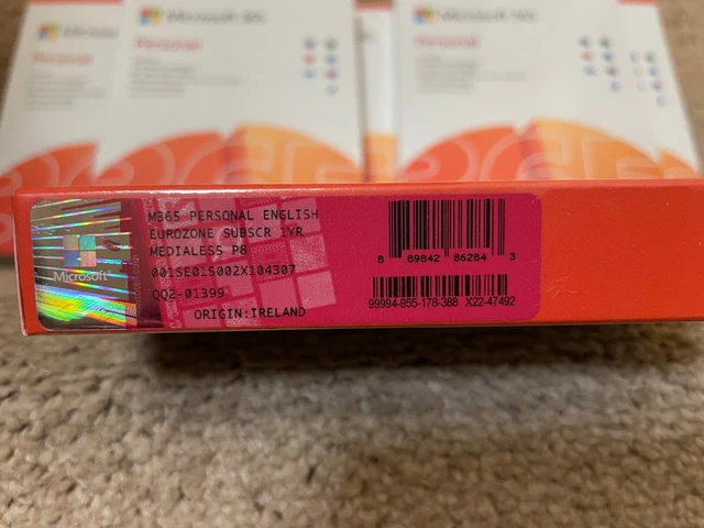 MICROSOFT OFFICE 365 Personal 5 Device 1 Year PC/Mac 2022 SENT TODAY by ...
