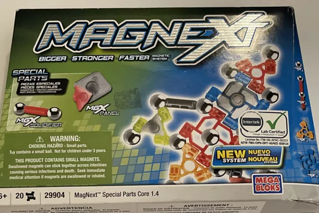 Magnext Bigger Stronger Faster Special Parts 20 Pieces NEW Magnext Bigger Stronger Faster Special Parts 20 Pieces NEW