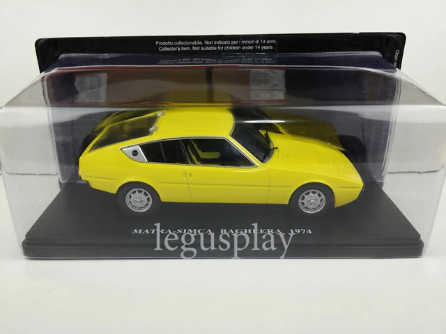 N 51) DIE Cast - Simca Matra Bagheera 1974 Échelle 1/24 EUR 25,82