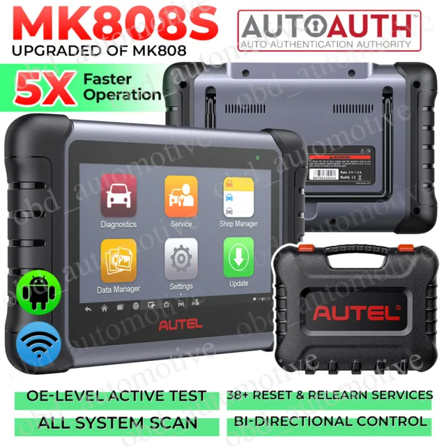 Autel MaxiCom MK808S PRO Diagnostic Scan Tool OE - Full System Bi-Directional AU