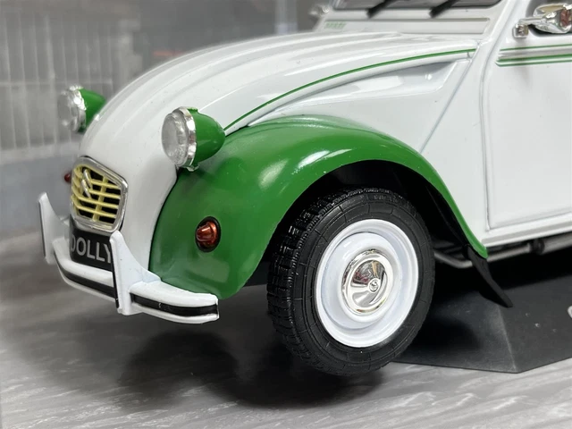 Citroen 2CV6 Dolly 1985 Vert et Blanc 1:18 Echelle Solido 1805025 4