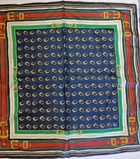 Vintage Women's Scarf * Multi Color * Made In Italy * 20 1/2 X 20 1/2