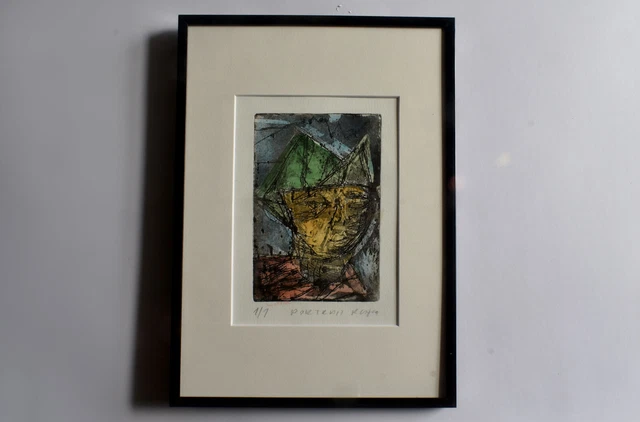 Roman LASA - Portrait - aquatint/etching/watercolourpaper - 2018