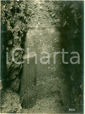 1932 BRESCIA Colonna romana rinvenuta durante scavi per fognatura nera *FOTO