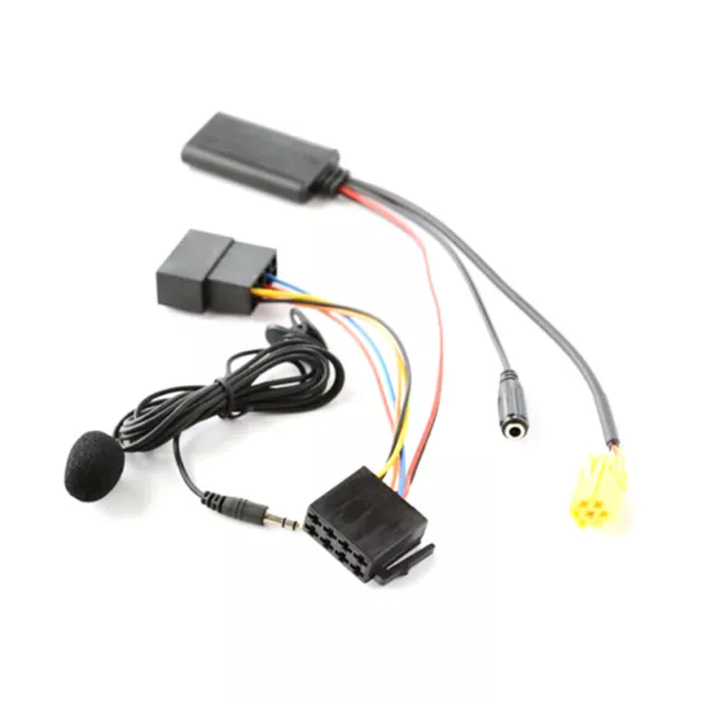 Autoradio Bluetooth Audio AUX Kabeladapter + MIC für Alpha Fiat Lancia Smart 451