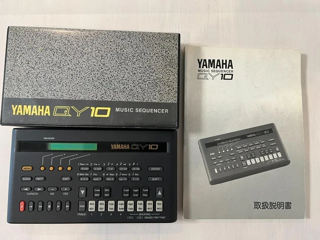 Yamaha QY10 Music Sequencer Sampler with Case Used Japanese
