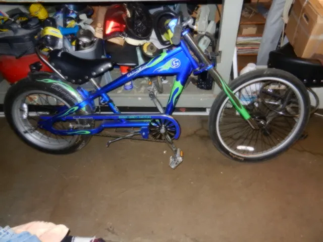 its a Schwinn Orange County Chopper Stingray bike in very good condition!