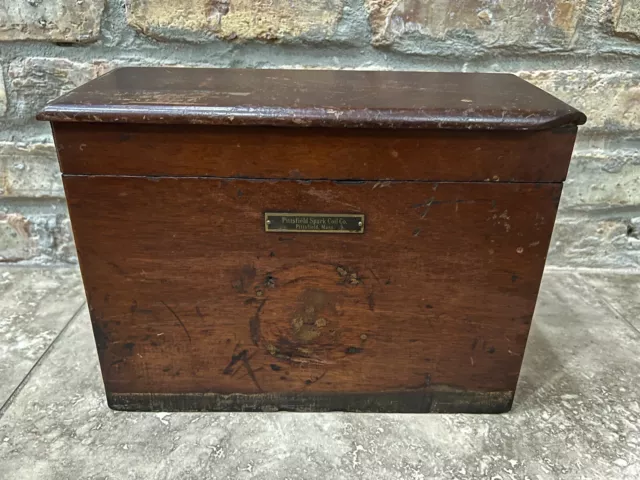 Antique Pittsfield Spark Coil Co. Model T Ford Coil Box Spark Rat Rod Duryea R