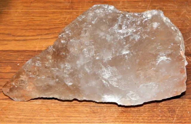 3,4 Kg Bergkristall / Rauchquarz Brasilien, großer Heilstein 24x15x9 cm Rohstein