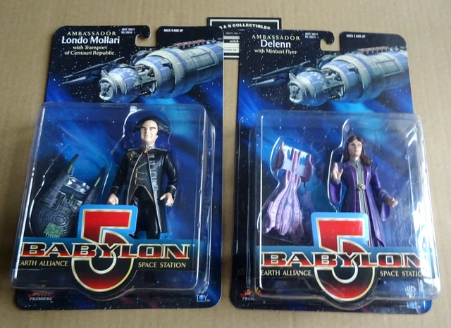 Lot De 4 Figurines Babylon 5 Exclusive Premiere 25cm - 1997 - Vintage Et Rare
