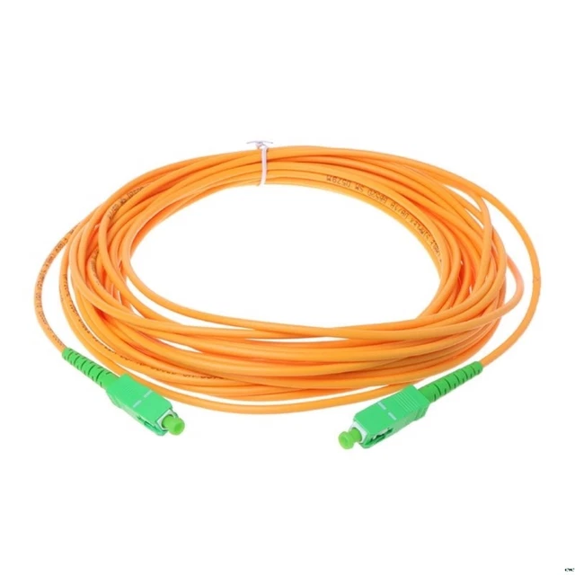 Kit Câble Fibre Optique PTO 1FO - 40 Mètres - Neuf Avec Boîtier - Pour Connexion Réseau