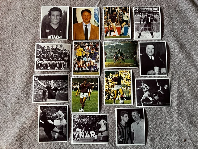 4 STICKERS FIGURINE MASTERS EDIZIONI NO PANINI STORIA MILAN GULLIT BALLON D'OR