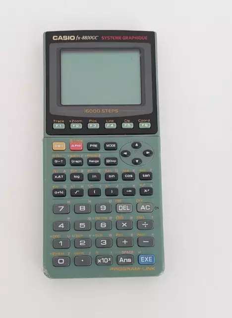 CASIO FX-8800GC Calculatrice Graphique Scientifique Calculette Vintage TBE !!!