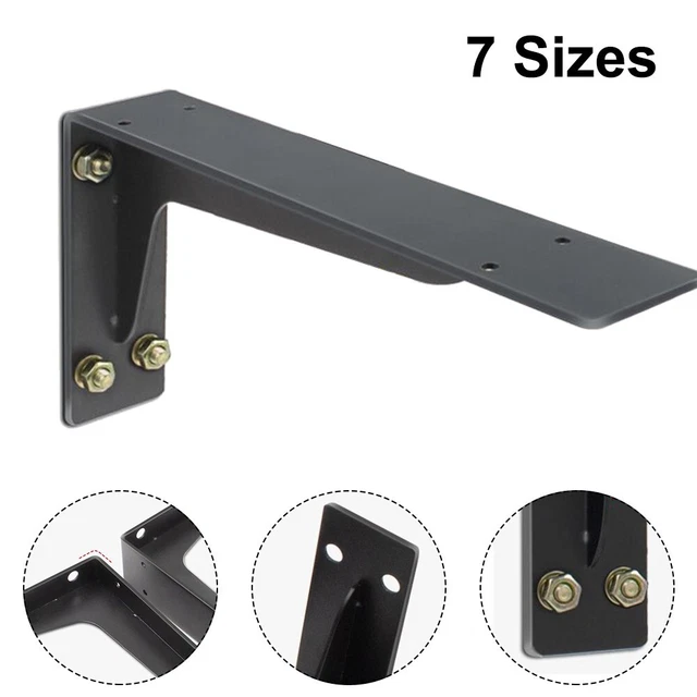 Heavy Duty Mantel Brackets, Large Metal Shelf, Wall Mounted Floating Triangle