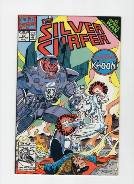 The Silver Surfer #69 Infinity War Crossover 1992 Marvel Comics