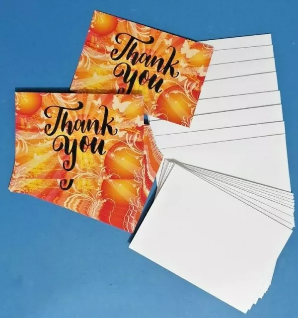 Pack of 20 Thankyou Thank You Cards Postcards Note Card Notecard Mens Ladies
