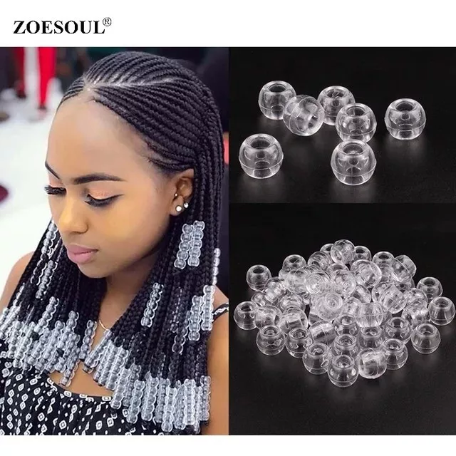  1605 Pcs Hair Beads for Braids for Girls with Elastic