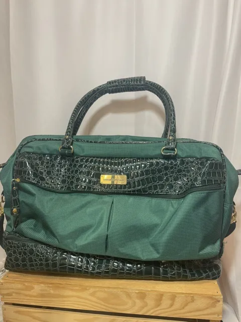 New! Samantha Brown Carry-On Set 3 Bags First Class Collection, Emerald Green