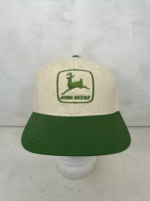 Vintage John Deere - NWOT-Louisville Manufacturing Snapback Trucker Hat Cap USA