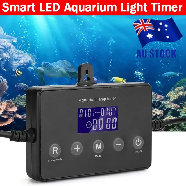 Aquarium LED Light Dimmer Timer Controller Fish Tank Sunrise Sunset Modulator