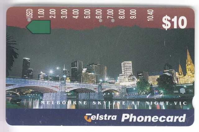 Oceanie Telecarte / Phonecard .. Australie 10$ Tamura Telstra Melbourne City