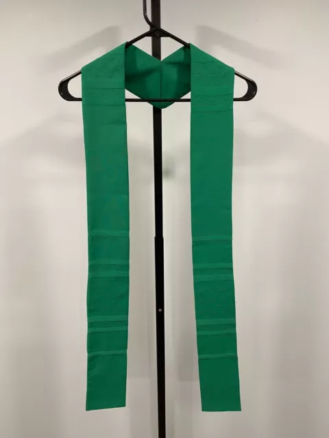 Green Stole With Pattern